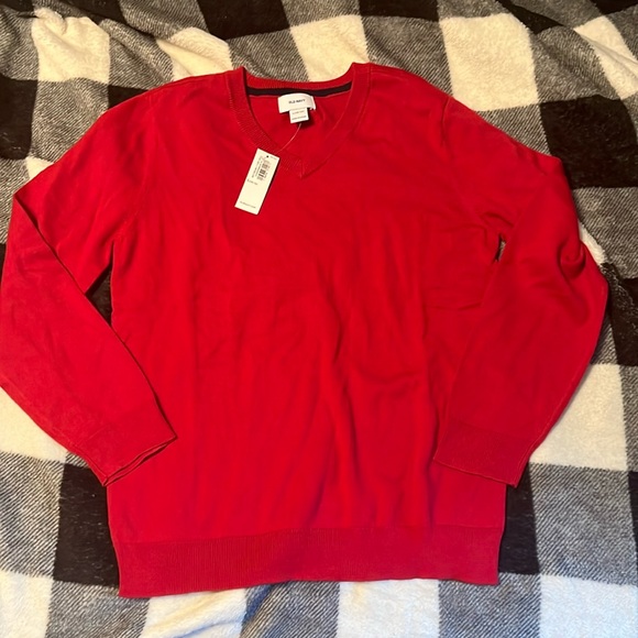Old Navy NWT Red Sweater size L 10/12 - Picture 1 of 11